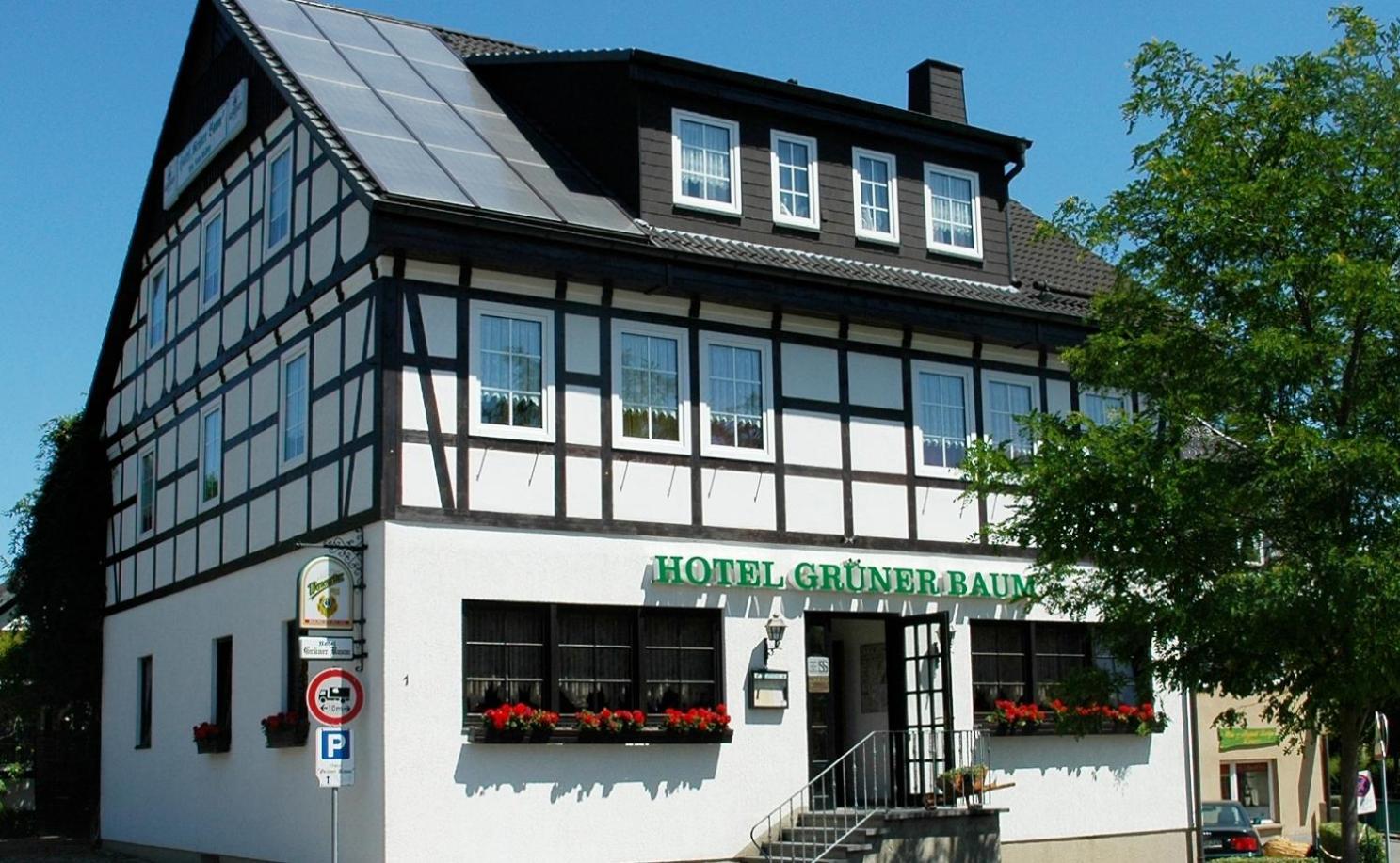 Hotel Gruener Baum Stollberg Luaran gambar